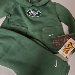 Nike NY Jets 2 piece outfit NWT 3 to 6 months